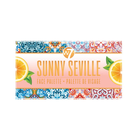W7 Sunny Seville Highlighter & Blusher Pallete