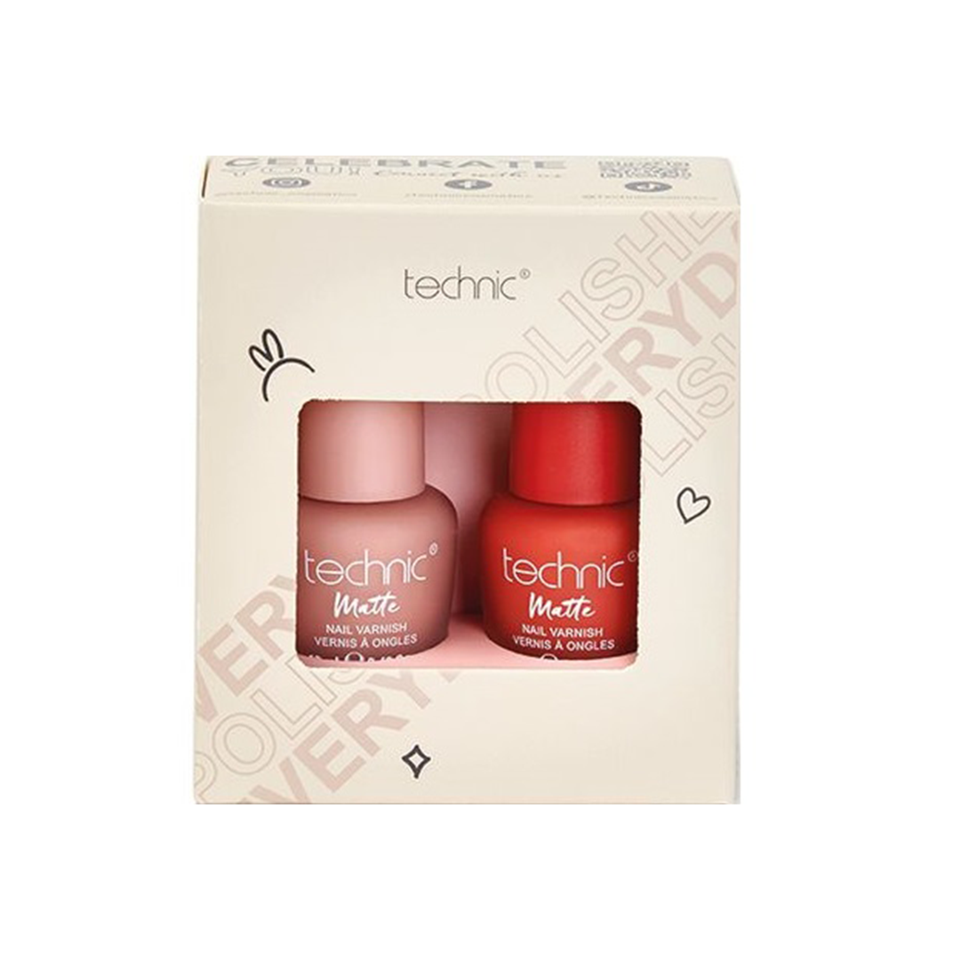 Technic Matte Nail Polish Duo