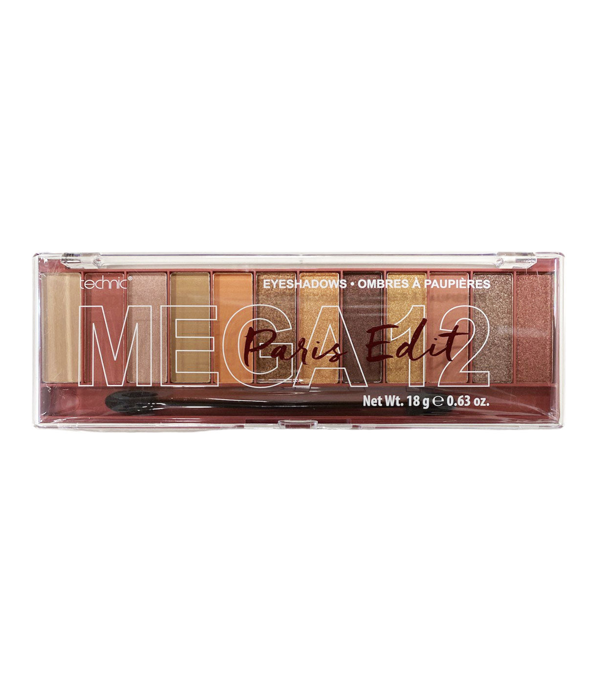 Technic Mega 12 Eyeshadow Palette Paris Edit