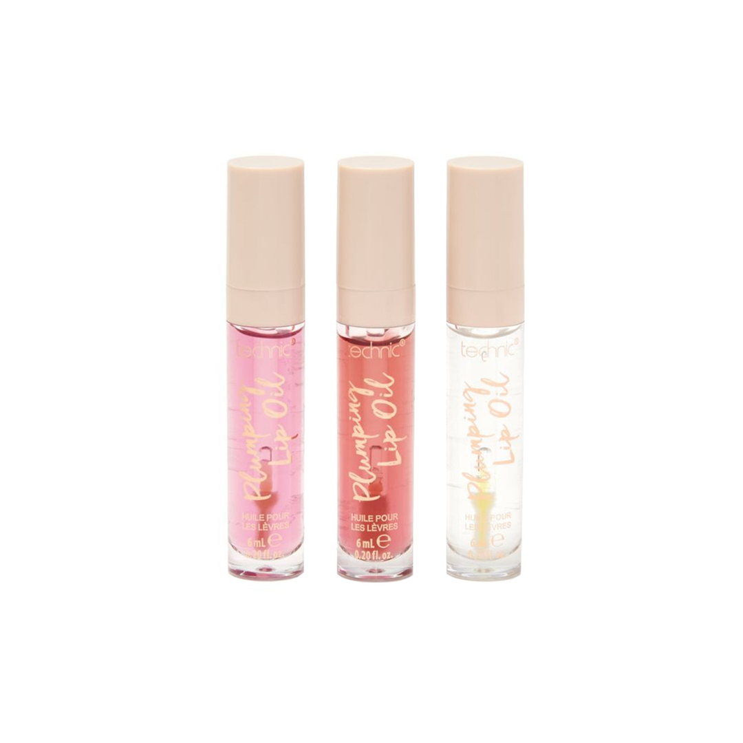 Technic Plumping Lip Oil 3 Piece Set