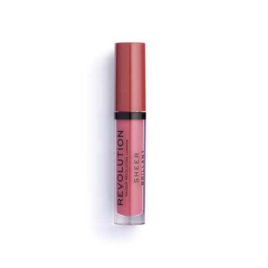 Revolution Sheer Brilliant Lipgloss White Wedding 114