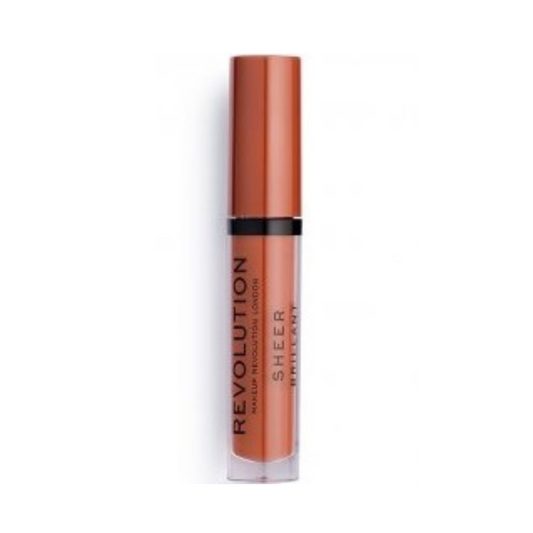 Revolution Sheer Brillant Liquid Lipstick Demeanour 127