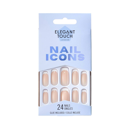 Elegant Touch False Nails Nail Icons Long Squoval Material Gurl