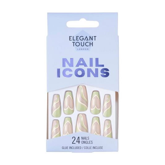 Elegant Touch False Nails Nail Icons Squareletto Hey Doll