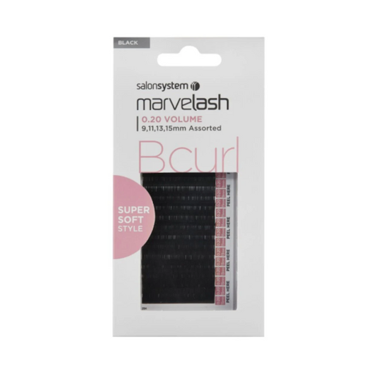 Salon System Marvelash 0.20 Volume Lashes 9mm Black