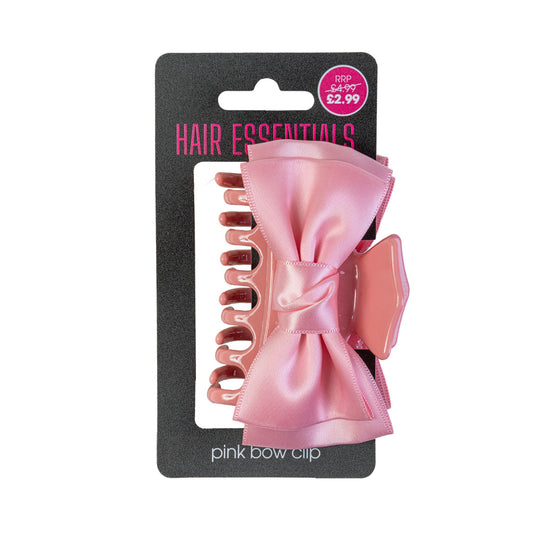 Beauty Outlet Bow Claw Clip Pink BEAU421