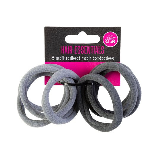 Beauty Outlet 8 Soft Rolled Elastics Grey BEAU444