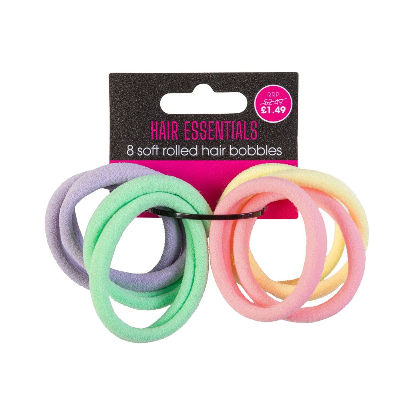 Beauty Outlet 8 Soft Rolled Elastics Pastel BEAU445