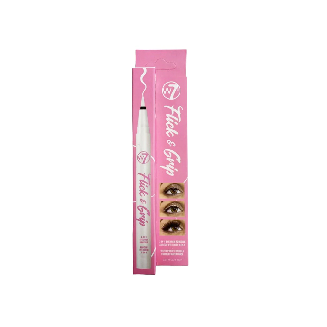 W7 Flick & Grip 2-In-1 Adhesive Eyeliner Pen Clear