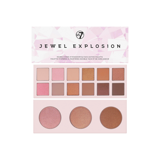 W7 Jewel Explosion Eyeshadow Palette & Highlighter