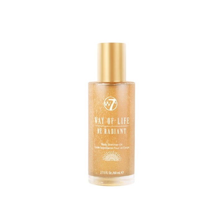 W7 Way Of Life Body Shimmer Oil Be Radiant