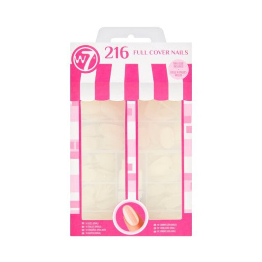 W7 216 Full Cover Nails Oval