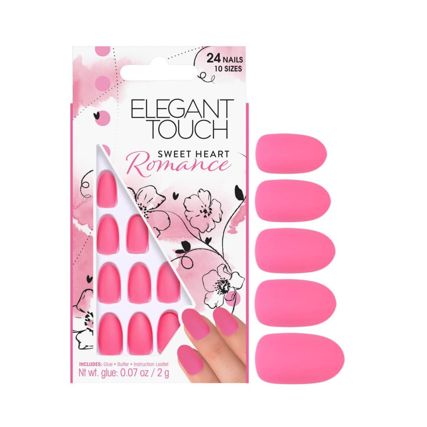 Elegant Touch Romance Collection Nails Sweet Heart