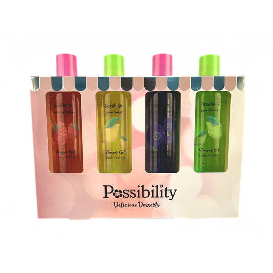 Possibility Delicious Desserts 4x110ml Shower Gels