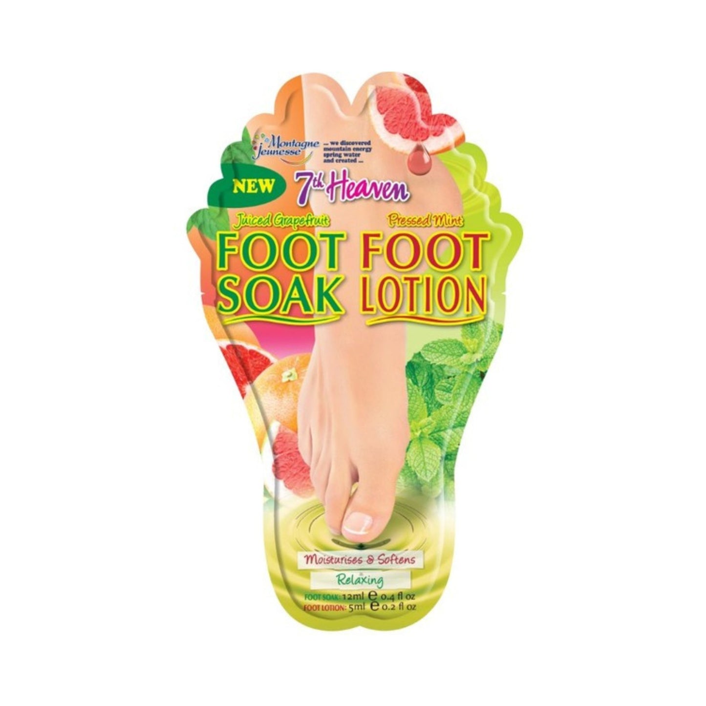 Montagne Jeunesse Foot Soak & Foot Lotion 12ml & 5ml