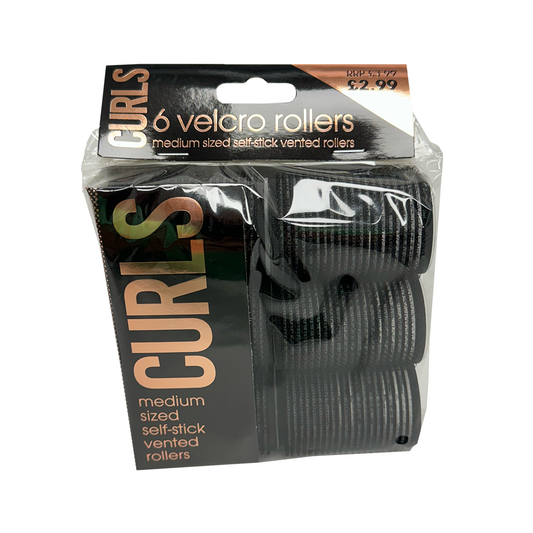 Beauty SalonPro 6 Velcro Rollers Medium BEAU220