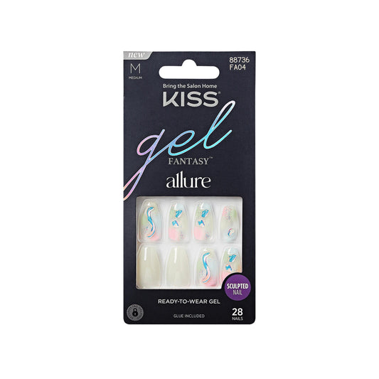 Kiss Gel Allure 28 Medium Nails 88736 FA04