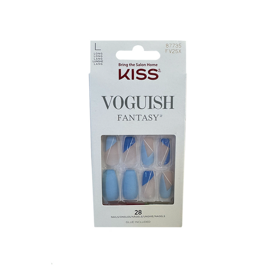 Kiss Voguish Fantasy 28 Long Nails 87735 FV25X